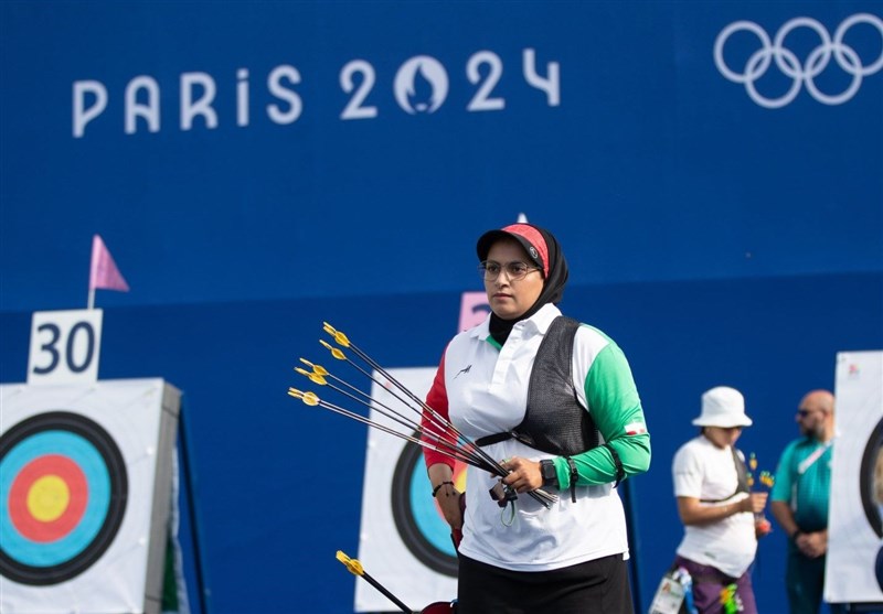 المپیک 2024| صعود تاریخی مبینا فلاح به جمع 32 کماندار برتر