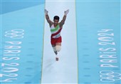 المپیک 2024| اعلام امتیاز مهدی الفتی در پرش خرک