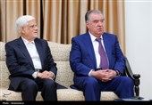 دیدار امام‌علی رحمان رئیس‌جمهور تاجیکستان و هیئت همراه با رهبر معظم انقلاب