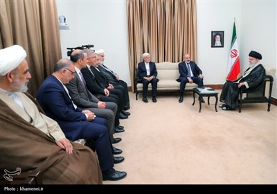 دیدار نیکول پاشینیان نخست وزیر ارمنستان و هیئت همراه با رهبر معظم انقلاب 