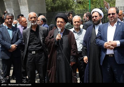 تجمع مقابل دانشگاه تهران در محکومیت ترور شهید اسماعیل هنیه