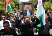 تجمع مردم تهران در اعتراض به ترور شهید هنیه برگزار شد