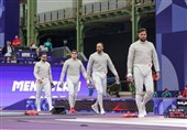 المپیک 2024| تیم سابر ایران یک گام برای فینالیست شدن کم آورد
