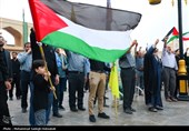  تجمع مردمی در پی محکومیت ترور شهید اسماعیل هنیه -یزد