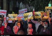  تجمع مردمی در پی محکومیت ترور شهید اسماعیل هنیه -شیراز