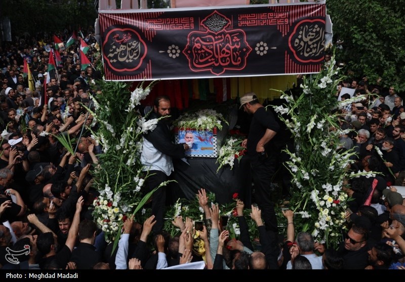 مراسم تشییع شهید هنیه در تهران برگزار شد