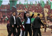 مراسم گرامیداشت شهید هنیه با حضور کاروان ورزشی ایران وفلسطین