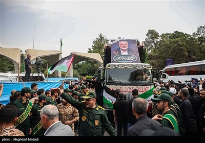 مراسم تشییع شهید اسماعیل هنیه در تهران