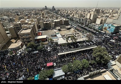 مراسم تشییع شهید اسماعیل هنیه در تهران