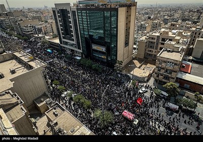 مراسم تشییع شهید اسماعیل هنیه در تهران