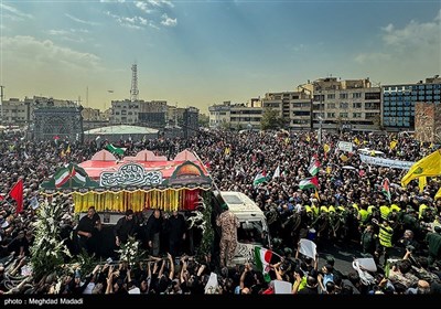 مراسم تشییع شهید اسماعیل هنیه در تهران