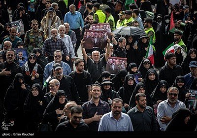 مراسم تشییع شهید اسماعیل هنیه در تهران