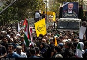 مراسم تشییع شهید اسماعیل هنیه در تهران