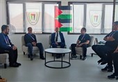 خسروی وفا با رئیس کمیته ملی المپیک فلسطین دیدار کرد