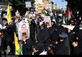 تجمع مردمی در پی محکومیت ترور شهید اسماعیل هنیه در ارومیه