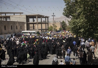 راهپیمایی مردم نمازگزار کرمانشاه در محکومیت ترور شهید هنیه