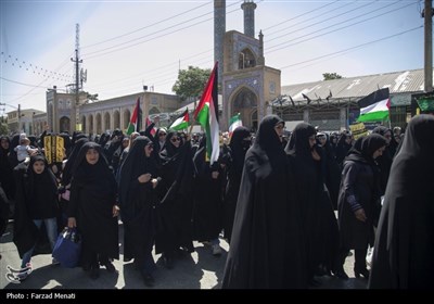 راهپیمایی مردم نمازگزار کرمانشاه در محکومیت ترور شهید هنیه