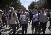 راهپیمایی مردم نمازگزار کرمانشاه در محکومیت ترور شهید هنیه
