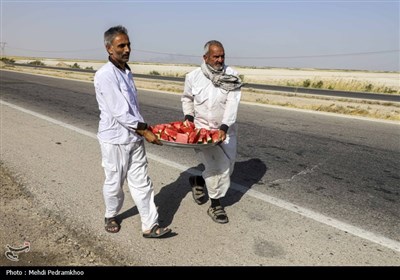 کاروان پیاده‌روی اربعین عشاق الحسین رامشیر