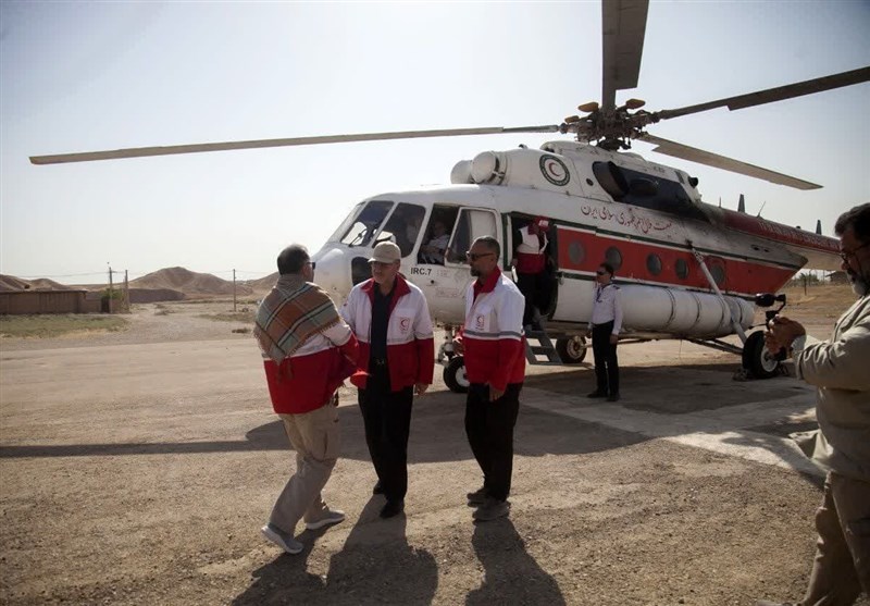 صدور مجوز پرواز بالگردهای امدادی هلال‌ احمر در آسمان عراق