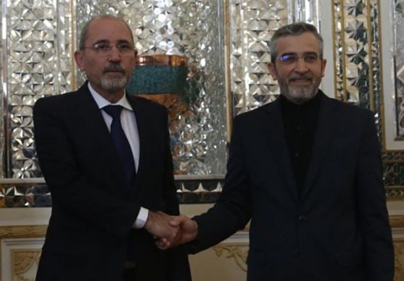 علی باقری یستقبل وزیر الخارجیة الأردنی