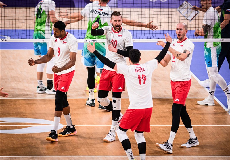 المپیک 2024| لهستان به نیمه‌نهایی والیبال رسید