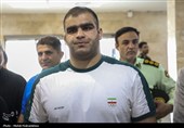 آیین استقبال از افتخارآفرینان کشتی فرنگی المپیک در فرودگاه اهواز