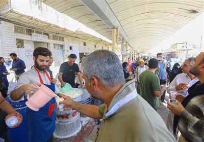 خدمت‌رسانی موکب‌های مردمی کوهدشت به زائران اربعین