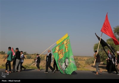 حرکت کاروان مشایه الهایی به کربلا معلی