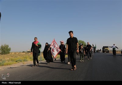 حرکت کاروان مشایه الهایی به کربلا معلی