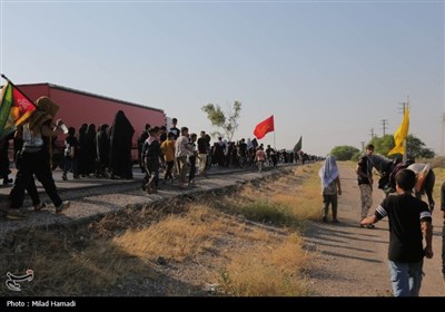 حرکت کاروان مشایه الهایی به کربلا معلی