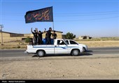 حرکت کاروان پیاده‌روی اربعین از ملاشیه‌ی اهواز