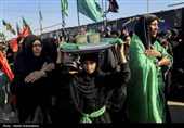 حرکت کاروان پیاده‌روی اربعین از ملاشیه‌ی اهواز