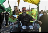حرکت کاروان پیاده‌روی اربعین از ملاشیه‌ی اهواز