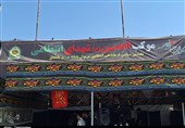 خدمت‌رسانی موکب الحسین(ع) به زائران در مرز باشماق+تصاویر