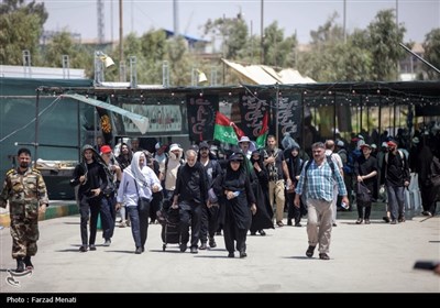 زایران اربعین حسینی در مرز خسروی - 2