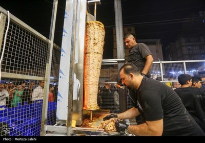 موکبهای پذیرایی از زائرین اربعین حسینی در شهر نجف