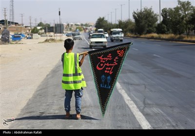 موکبهای پذیرایی از زائران اربعین حسینی در همدان