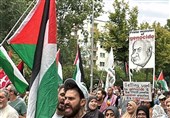 برگزاری اعتراضات حامی فلسطینیان در برلین