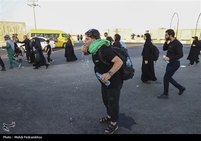 تردد زائران اربعین حسینی از مرز چذابه