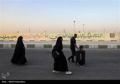 تردد زائران اربعین حسینی از مرز چذابه