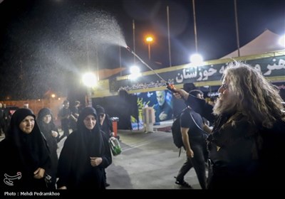 تردد شبانه زائران اربعین حسینی از مرز چذابه