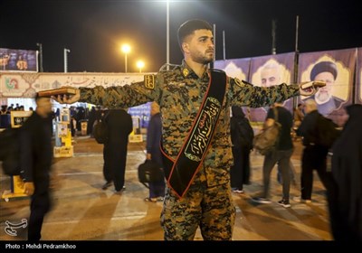 تردد شبانه زائران اربعین حسینی از مرز چذابه