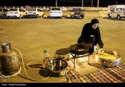 تردد شبانه زائران اربعین حسینی از مرز چذابه