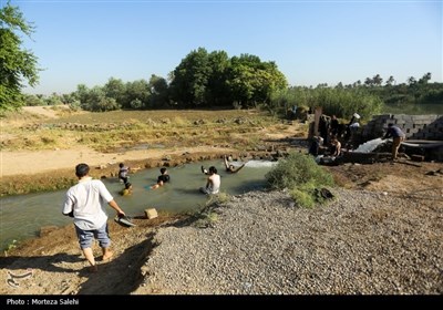 پیاده روی زائران اربعین حسینی در طریق العلماء