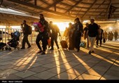 تردد زائران اربعین حسینی از مرز مهران