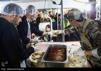 موکب امامزادگان قم در شهر سامرا