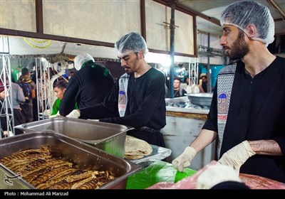 موکب امامزادگان قم در شهر سامرا