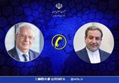 عراقجی وبوریل یتبادلان وجهات النظر حول مفاوضات رفع العقوبات