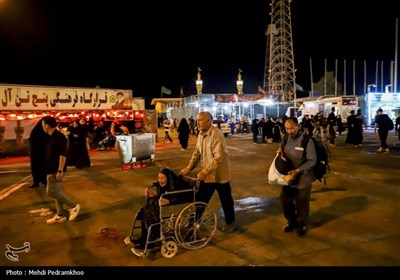 تردد زائران اربعین حسینی از مرز چذابه